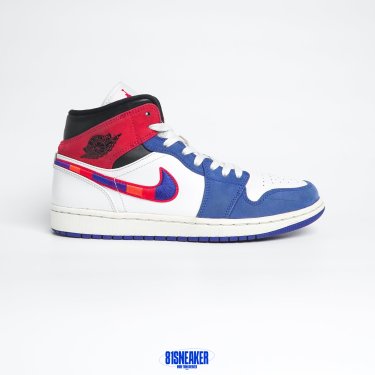 1026JD17 - JORDAN 1 MID MULTI COLOR SWOOSH - 41
