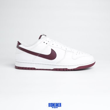 1026DU15 - NIKE DUNK LOW WHITE NIGHT MAROON FB - 42.5