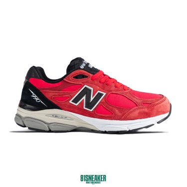 New Balance 990v3 Made In USA Red Suede - M990PL3