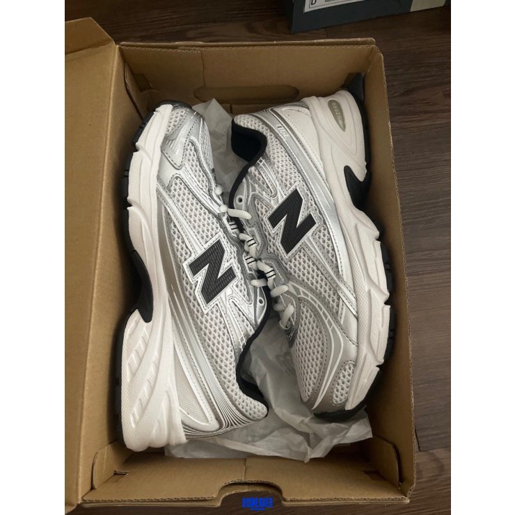 U740NW2 NEWBALANCE 740 WHITE SILVER METALIC NAVY DS