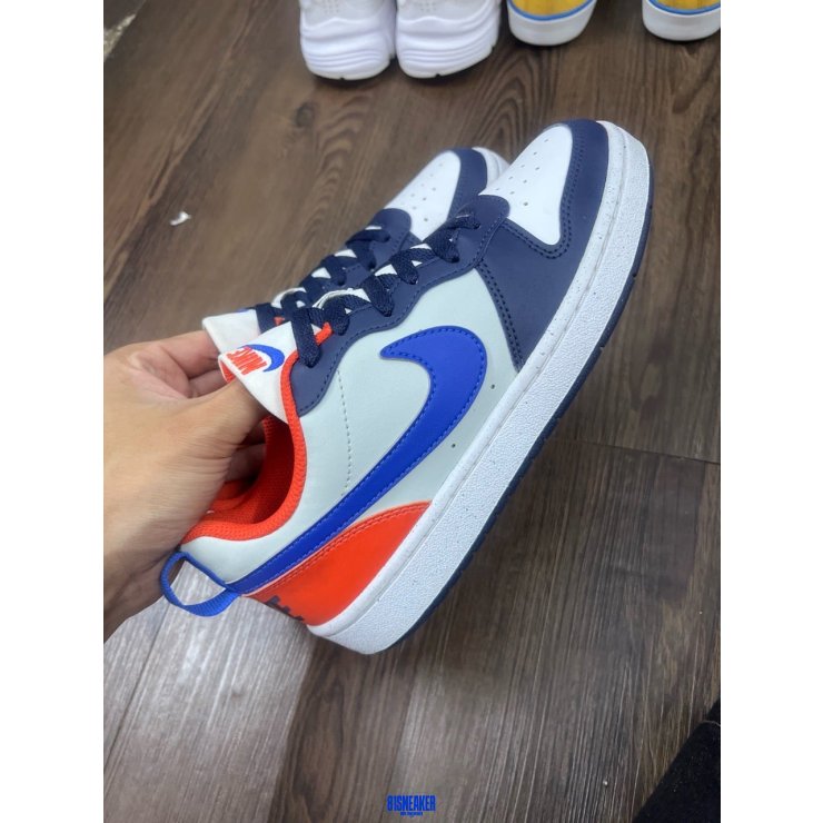 CS5097 - NIKE COURT BOROUGH BLUE ORANGE - 37,5