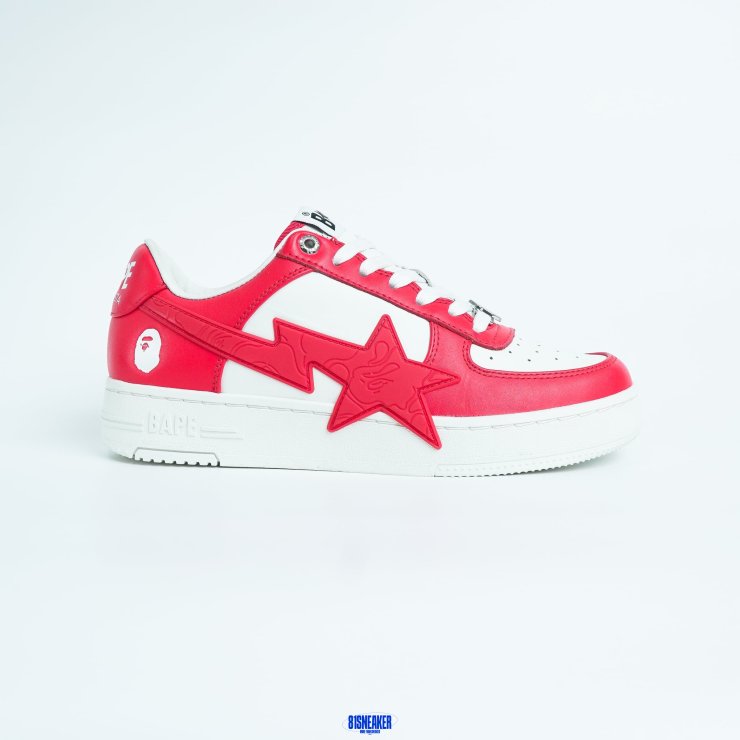 T526CS49 - BAPE STA OS WHITE RED - 7