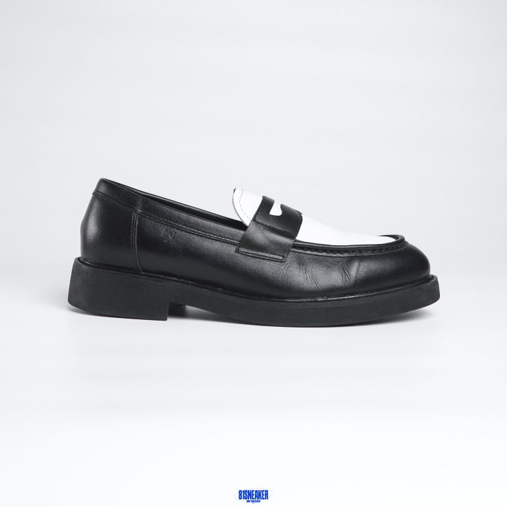 T626CS109 - THE WOLF LOAFER BLACK WHITE - 40