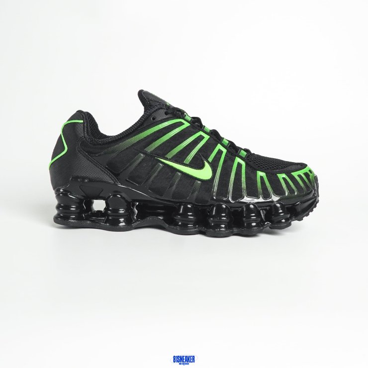 T726CS120 - NIKE SHOX TL BLACK GREEN STRIKE DS FB - 42