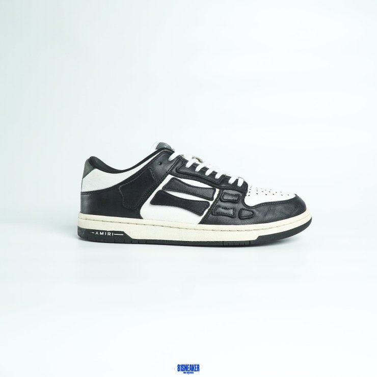 T826CS21 - AMIRI SKEL TOP LOW BLACK WHITE FB - 42