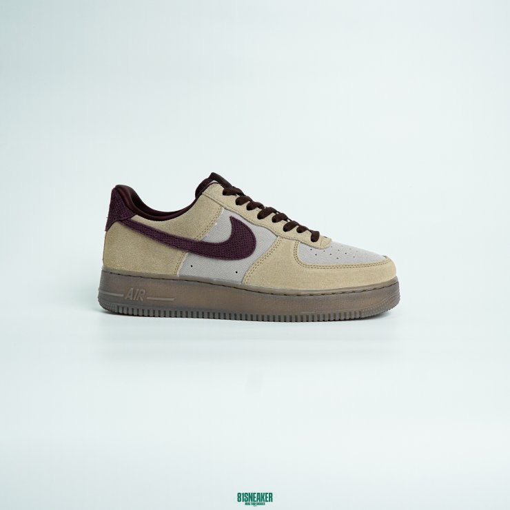T826AF7 - AF1 LOW LINEN MOON BURGUNDY LN FB - 43