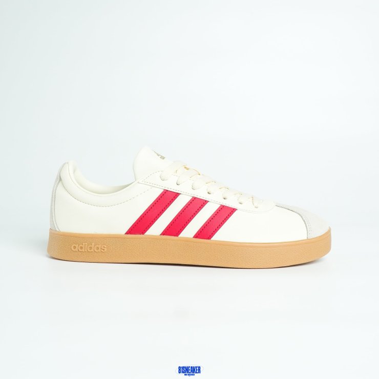 IF7108 - ADIDAS VL COURT 2.0 BEIGE RED DS FB