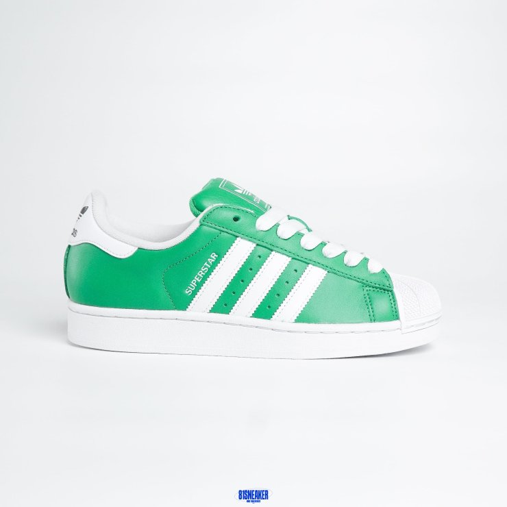 T826CS88 - ADIDAS SUPERSTAR 2 GREEN WHITE DS FB - 41