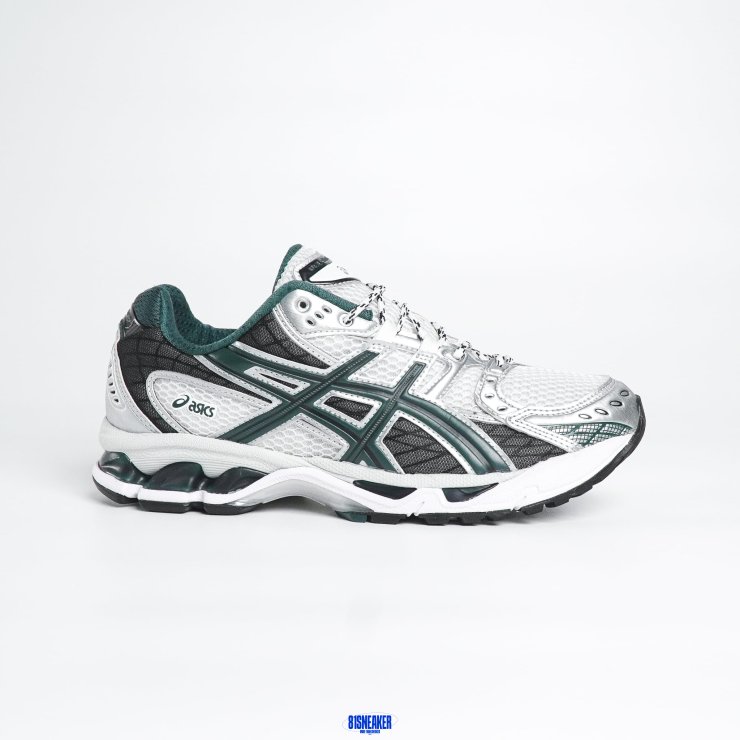 T826CS94 - ASICS GEL NIMBUS 10.1 WHITE GREEN FB - 40