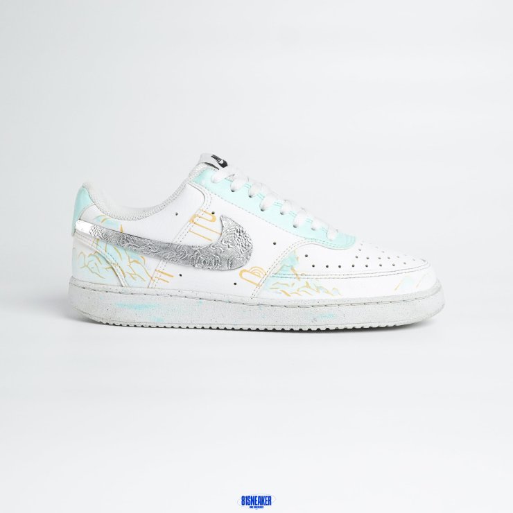 T926CS43 - NIKE COURT VISION WHITE CUSTOM - 41