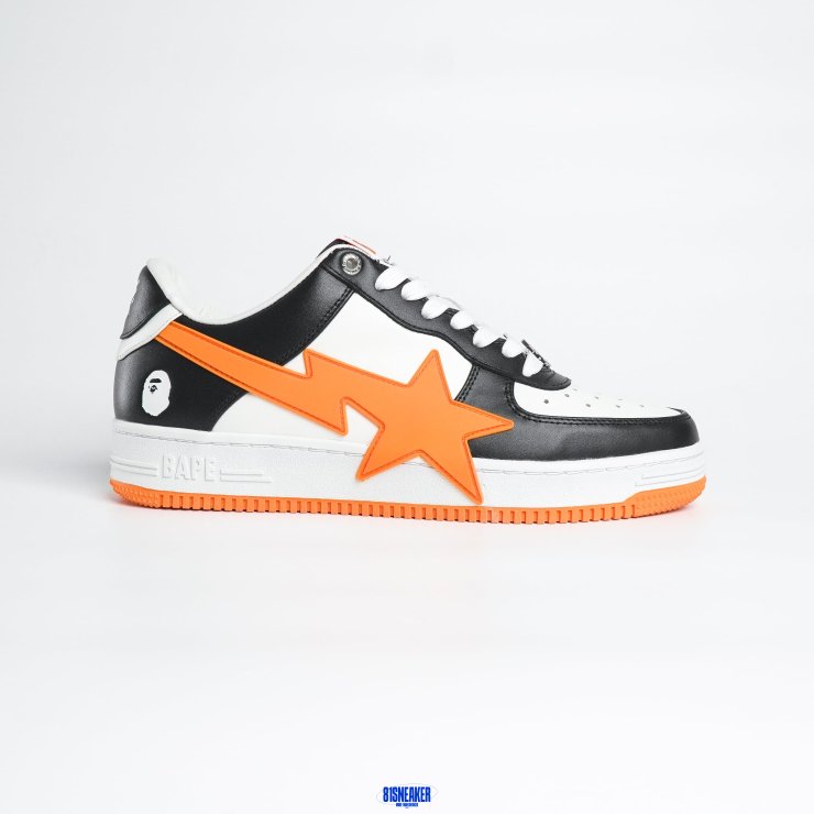 T926CS144 - BAPE STA OS WHITE ORANGE DS FB - 9.5