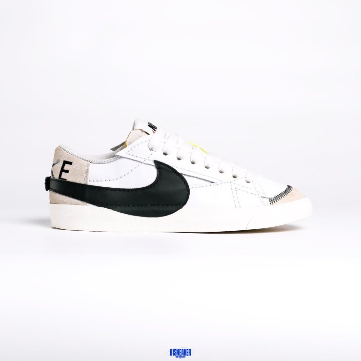 1026CS60 - NIKE BLAZER LOW JUMBO WHITE BLACK - 44