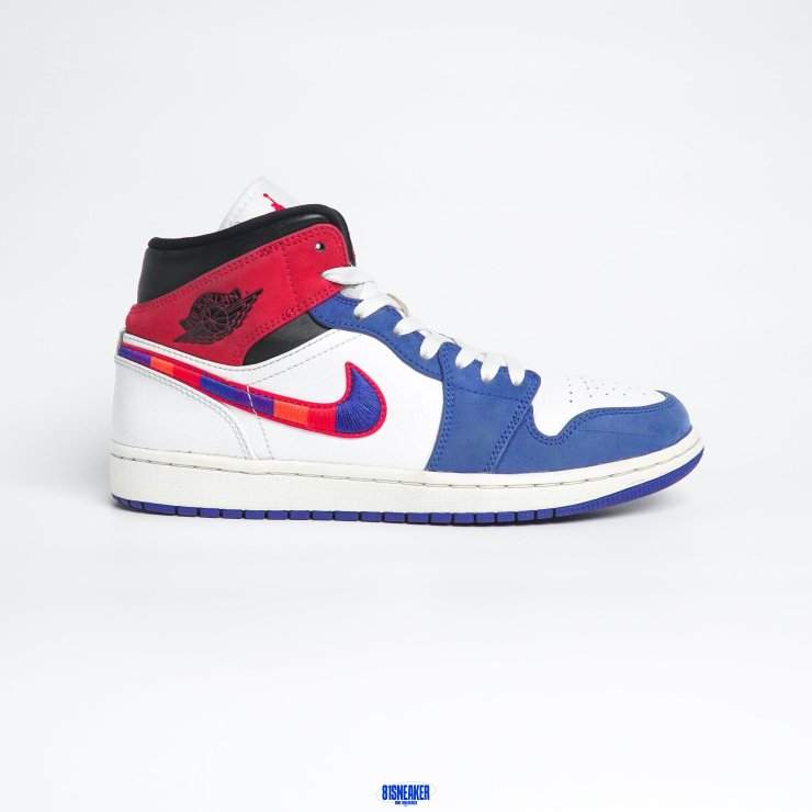 1026JD17 - JORDAN 1 MID MULTI COLOR SWOOSH - 41